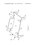 WINDOW GLAZING CLEAT FOR SYNTHETIC DOORS WITH WINDOW LIGHTS diagram and image