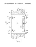 WINDOW GLAZING CLEAT FOR SYNTHETIC DOORS WITH WINDOW LIGHTS diagram and image