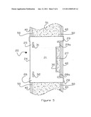 WINDOW GLAZING CLEAT FOR SYNTHETIC DOORS WITH WINDOW LIGHTS diagram and image