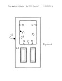 WINDOW GLAZING CLEAT FOR SYNTHETIC DOORS WITH WINDOW LIGHTS diagram and image