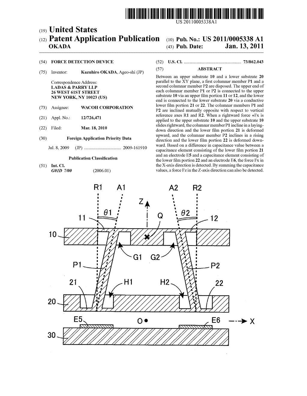 FORCE DETECTION DEVICE - diagram, schematic, and image 01