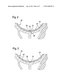 APPARATUS, IN PARTICULAR FOR POSITIONING AND FASTENING A DEVICE, IN PARTICULAR A HANDLE ON A POWER TOOL diagram and image