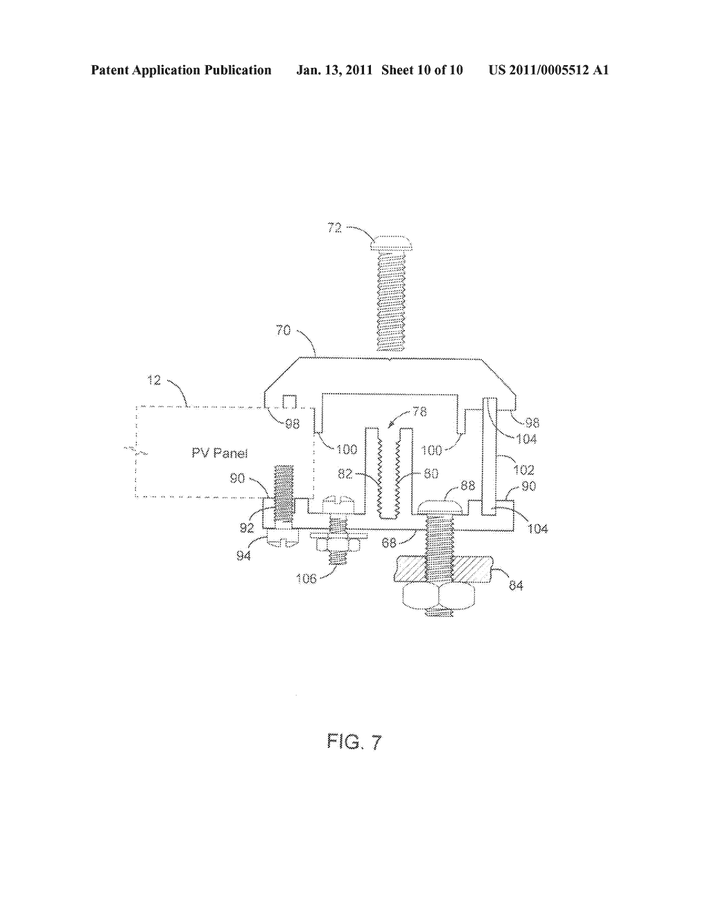 ADJUSTABLE SOLAR PANEL SUPPORT STRUCTURE - diagram, schematic, and image 11