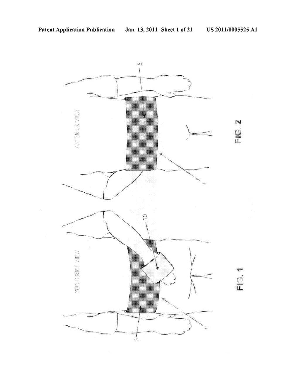 METHOD AND APPARATUS FOR THERAPEUTICALLY SUPPORTING THE ARM OF A PATIENT - diagram, schematic, and image 02