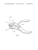 Nail Clipping Device with a Warning Module diagram and image