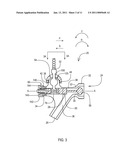 Beverage dispensing apparatus lever arm assembly for a mechanical self closing beverage dispensing faucet diagram and image