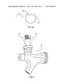 Beverage dispensing apparatus lever arm assembly for a mechanical self closing beverage dispensing faucet diagram and image