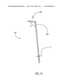 Beverage dispensing apparatus lever arm assembly for a mechanical self closing beverage dispensing faucet diagram and image