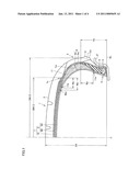 SIDE PORTION REINFORCING LAYER AND RUNFLAT TIRE diagram and image