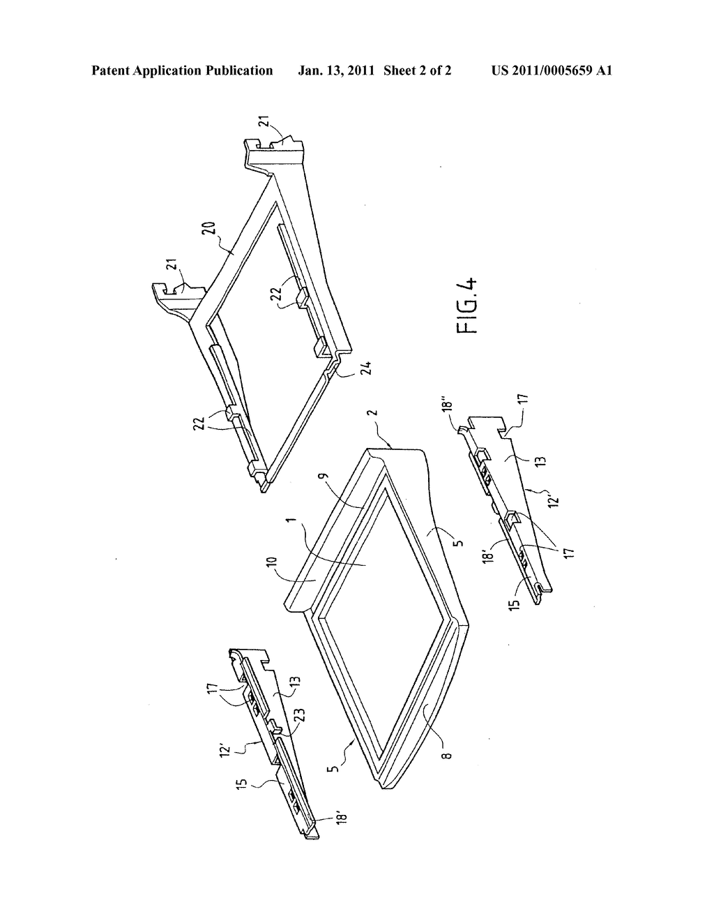 SHELF FOR SUPPORTING ARTICLES, PARTICULARLY IN REFRIGERATED INSTALLATIONS - diagram, schematic, and image 03