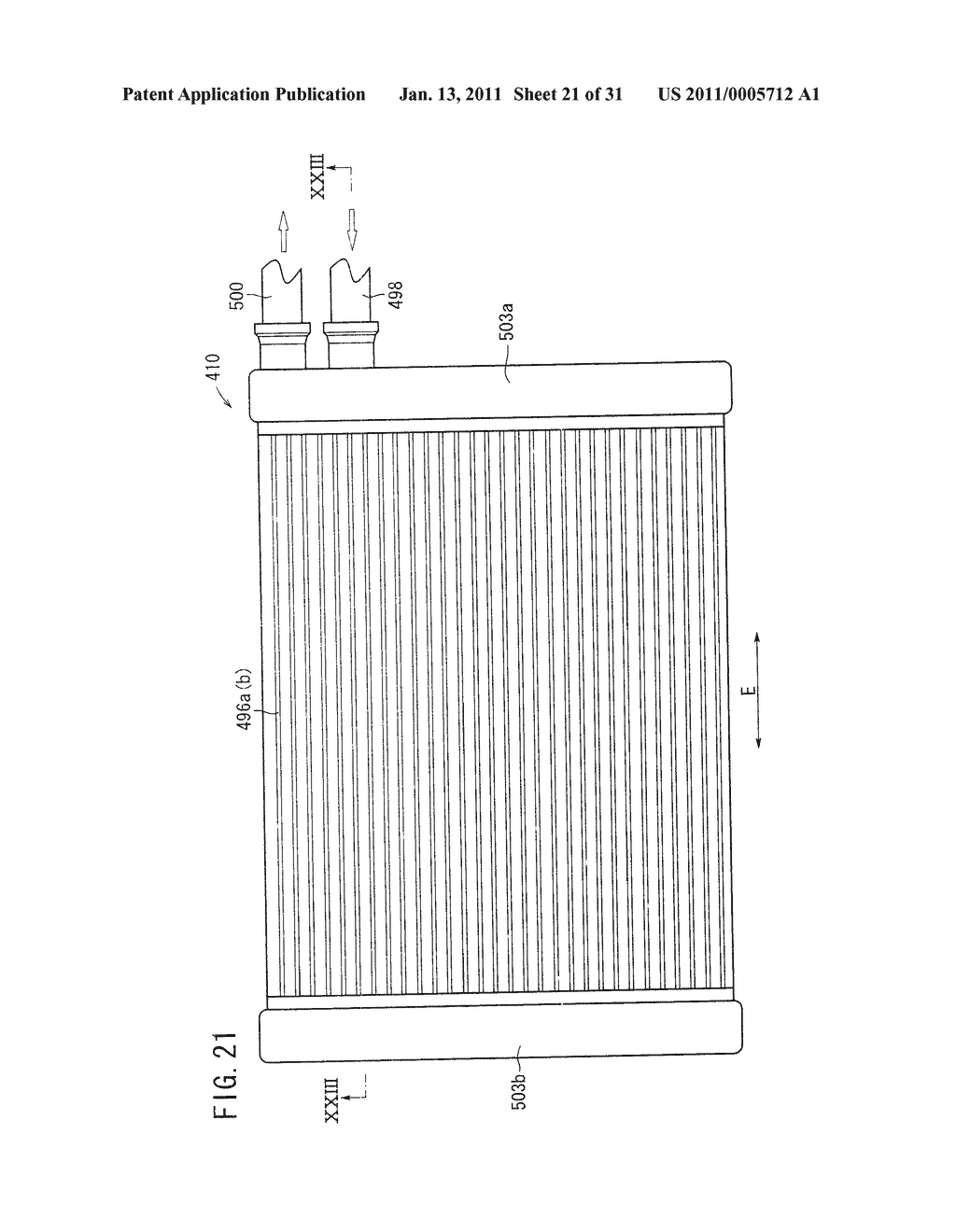 HEAT EXCHANGER FOR VEHICULAR AIR CONDITIONING APPARATUS - diagram, schematic, and image 22