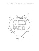 Defibrillators storage and carrying device diagram and image