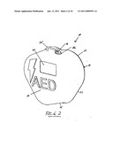 Defibrillators storage and carrying device diagram and image