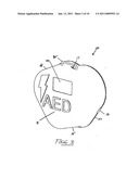 Defibrillators storage and carrying device diagram and image