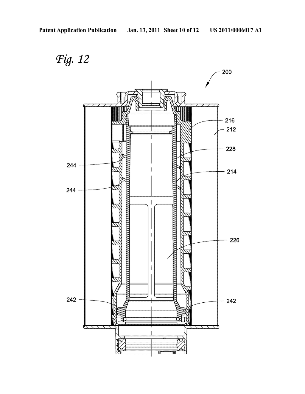 DUAL STAGE FILTRATION WITH BARRIER FOR FUEL WATER SEPARATION - diagram, schematic, and image 11