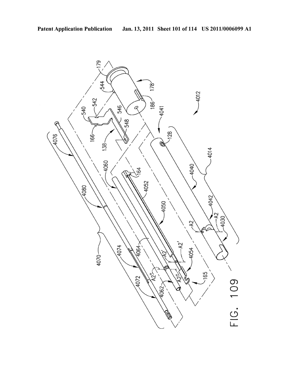 SURGICAL STAPLING APPARATUS WITH CONTROL FEATURES OPERABLE WITH ONE HAND - diagram, schematic, and image 102