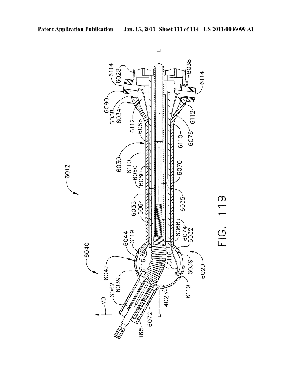 SURGICAL STAPLING APPARATUS WITH CONTROL FEATURES OPERABLE WITH ONE HAND - diagram, schematic, and image 112