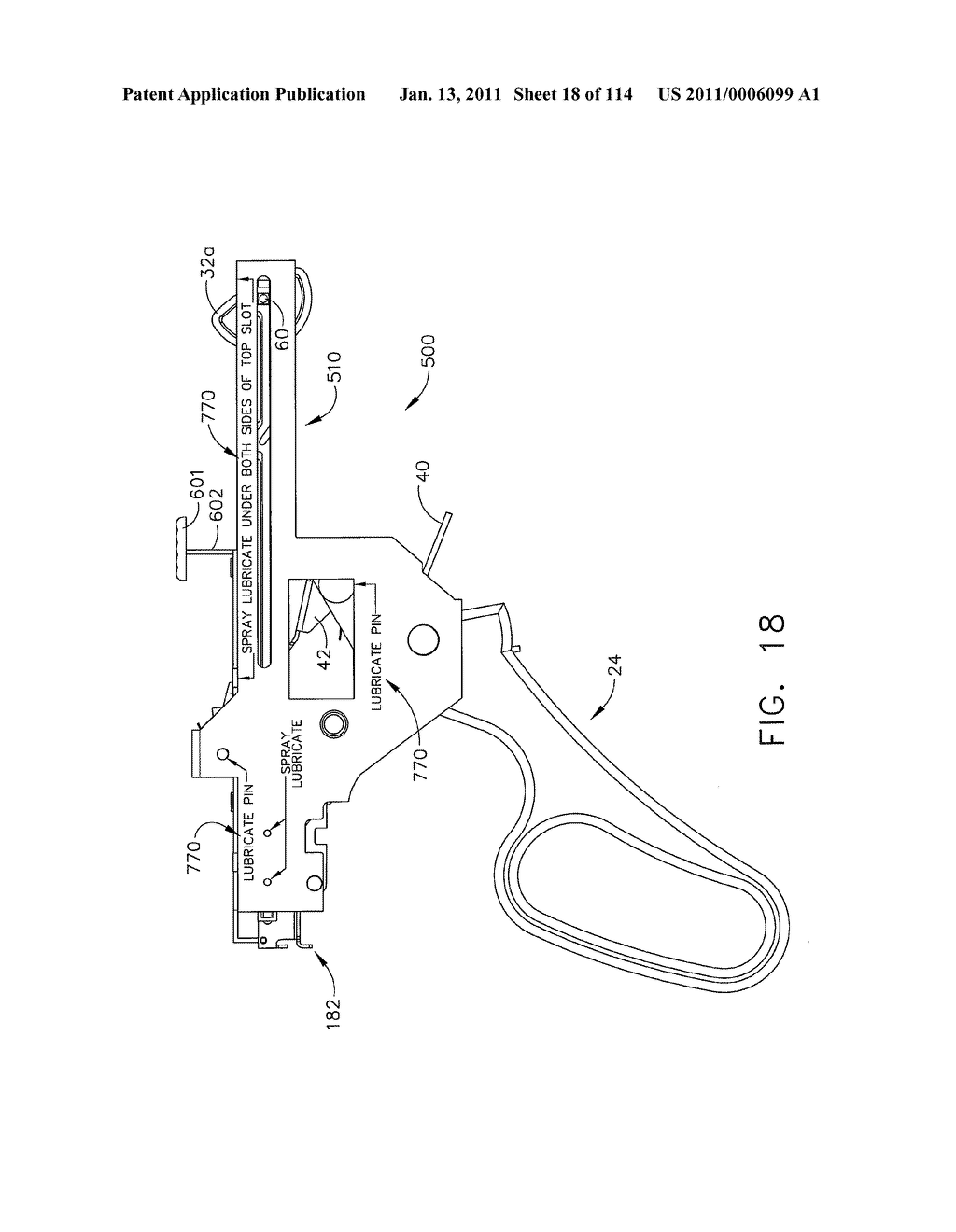 SURGICAL STAPLING APPARATUS WITH CONTROL FEATURES OPERABLE WITH ONE HAND - diagram, schematic, and image 19