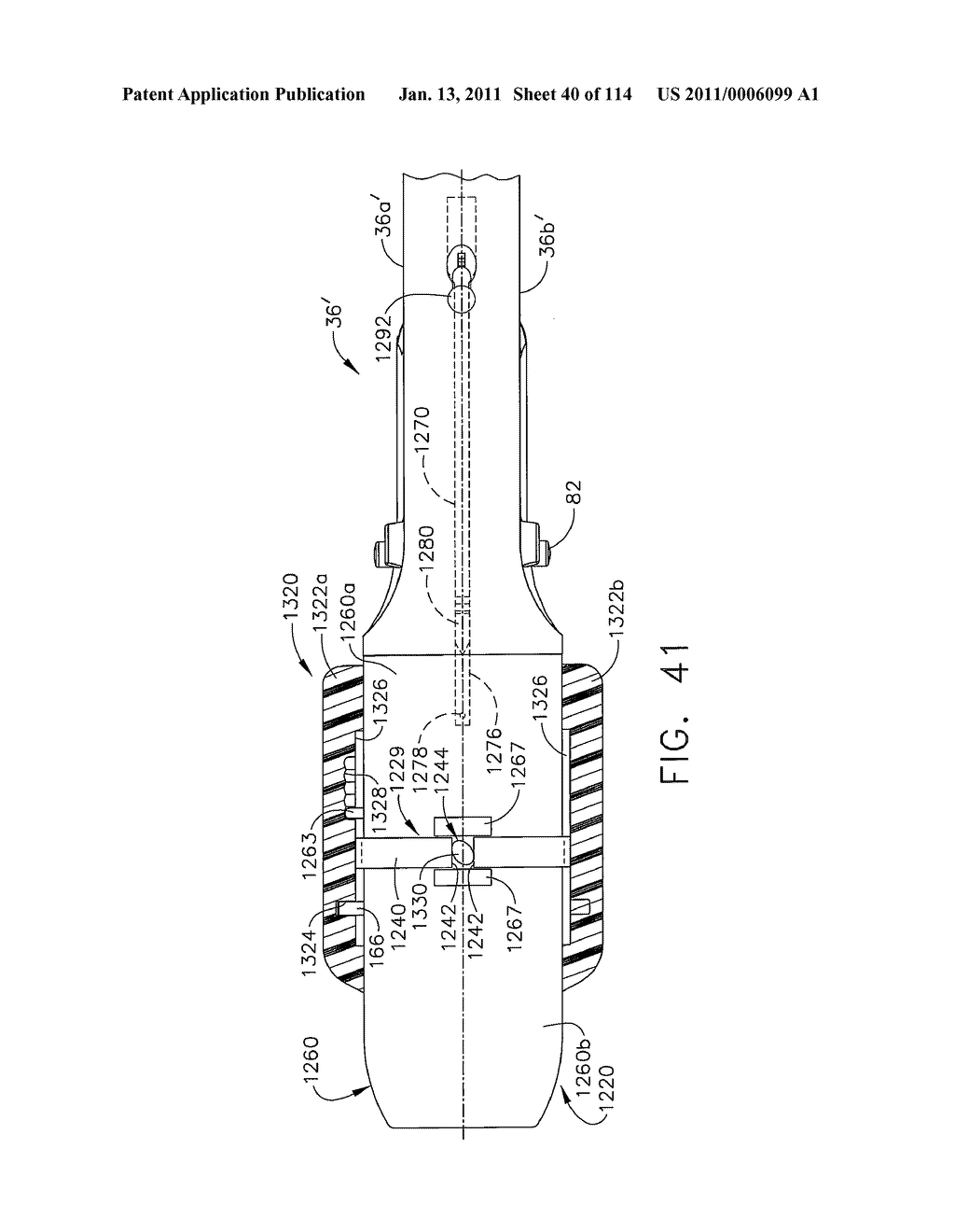 SURGICAL STAPLING APPARATUS WITH CONTROL FEATURES OPERABLE WITH ONE HAND - diagram, schematic, and image 41