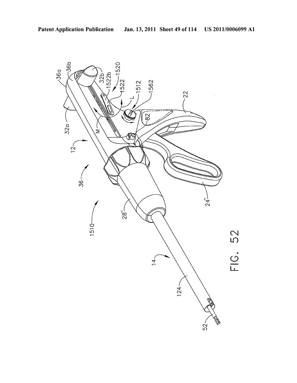 SURGICAL STAPLING APPARATUS WITH CONTROL FEATURES OPERABLE WITH ONE HAND - diagram, schematic, and image 50