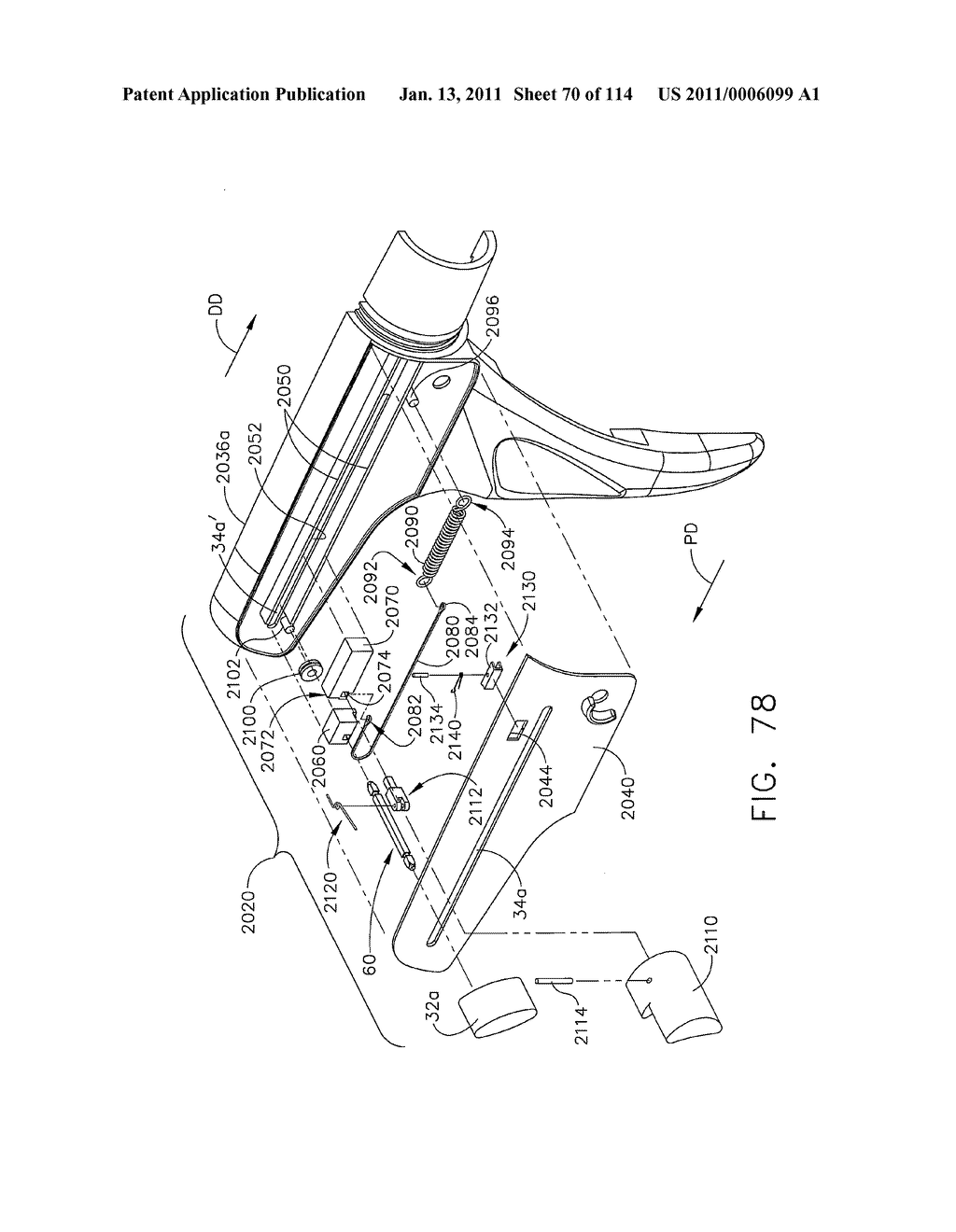 SURGICAL STAPLING APPARATUS WITH CONTROL FEATURES OPERABLE WITH ONE HAND - diagram, schematic, and image 71