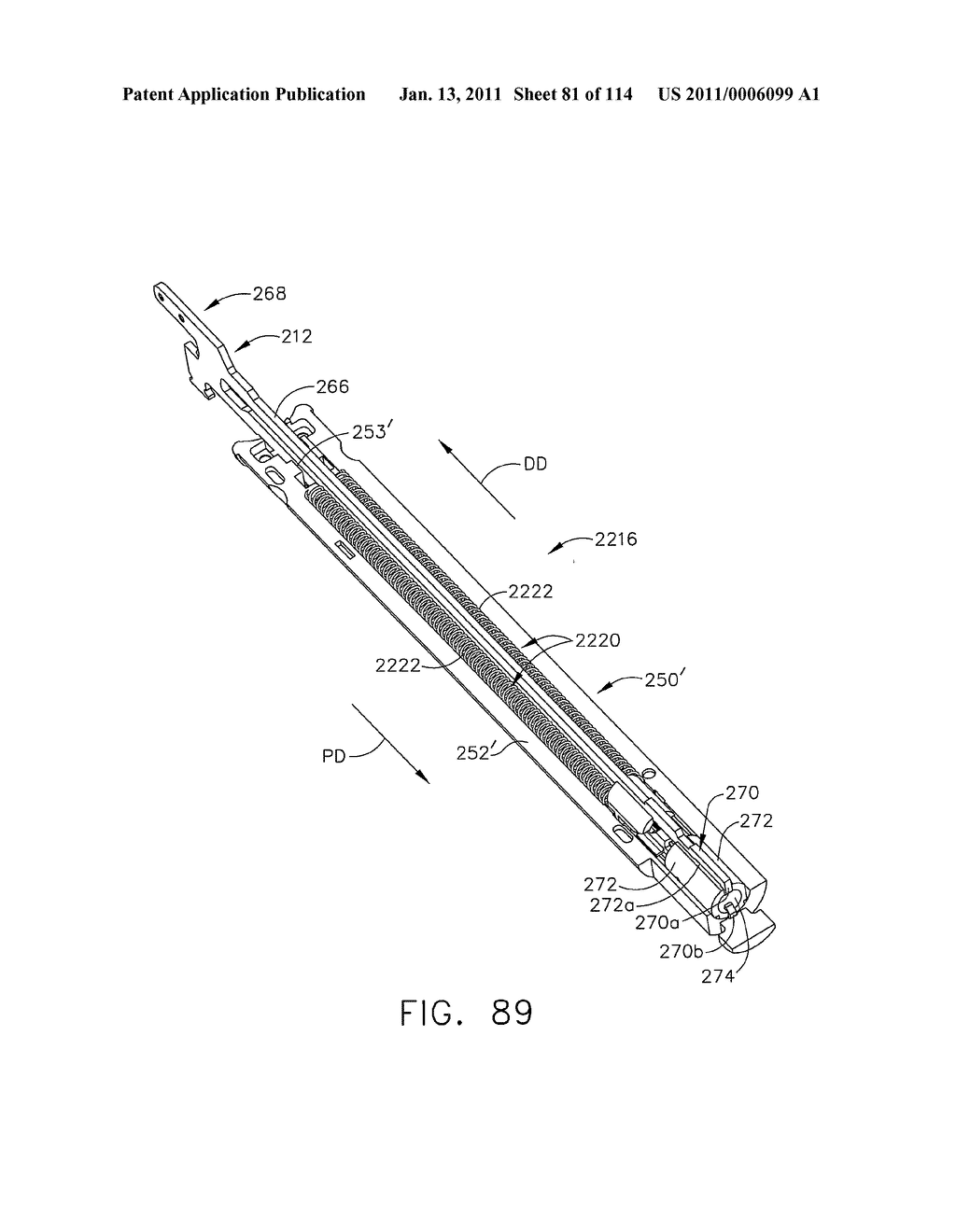 SURGICAL STAPLING APPARATUS WITH CONTROL FEATURES OPERABLE WITH ONE HAND - diagram, schematic, and image 82