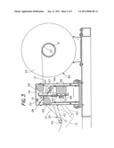 TENSIONER FOR CONTINUOUS WEB REWIND ROLL diagram and image