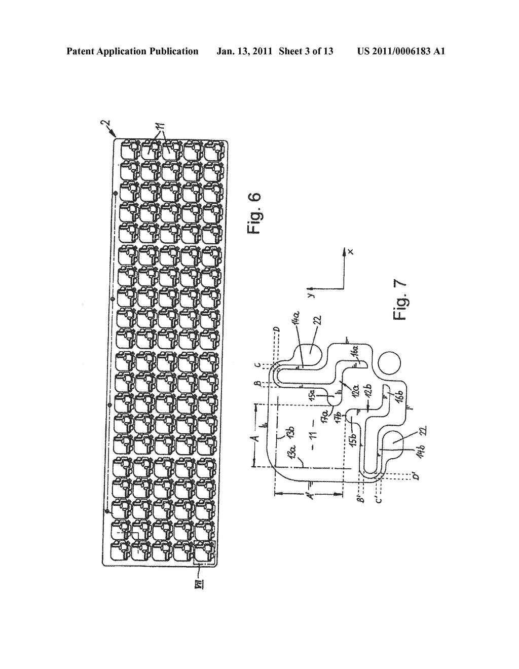 DEVICE AND METHOD FOR ALIGNING AND HOLDING A PLURALITY OF SINGULATED SEMICONDUCTOR COMPONENTS IN RECEIVING POCKETS OF A TERMINAL CARRIER - diagram, schematic, and image 04