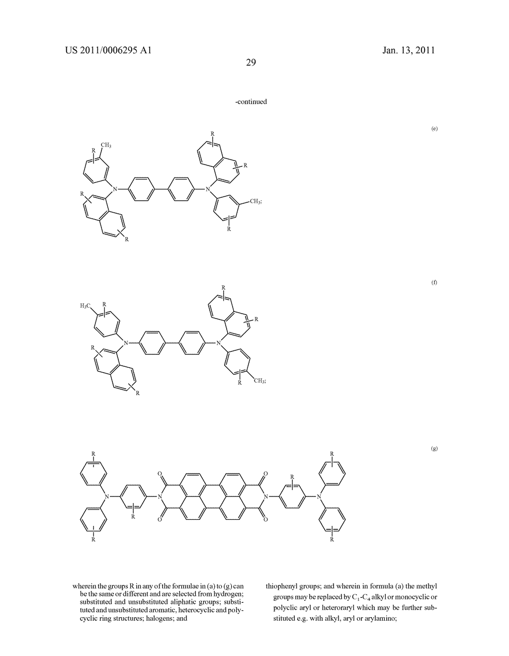 COMPOUNDS HAVING ELECTROLUMINESCENT OR ELECTRON TRANSPORT PROPERTIES - diagram, schematic, and image 31