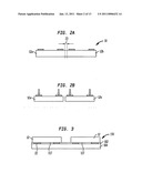 RECONSTITUTED WAFER STACK PACKAGING WITH AFTER-APPLIED PAD EXTENSIONS diagram and image