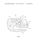 FLARE-THROUGH HOSE FITTINGS, HOSE ASSEMBLY, AND METHOD OF MANUFACTURING diagram and image