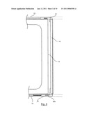 DEVICE FOR CLOSING OFF AN OPENING FORMED IN THE BODYWORK OF A VEHICLE, WITH A GUIDE ELEMENT AND SLIDE FORMING A SHUTTLE, AND CORRESPONDING VEHICLE diagram and image