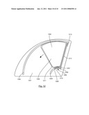 DEVICE FOR CLOSING OFF AN OPENING FORMED IN THE BODYWORK OF A VEHICLE, WITH A GUIDE ELEMENT AND SLIDE FORMING A SHUTTLE, AND CORRESPONDING VEHICLE diagram and image