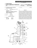 Chair for Actively Supporting Human Spine Curve diagram and image