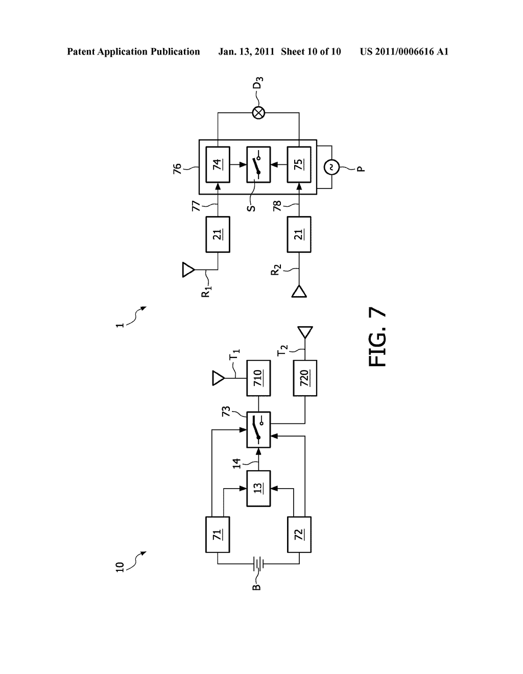 METHOD OF ACTUATING A SWITCH BETWEEN A DEVICE AND A POWER SUPPLY - diagram, schematic, and image 11