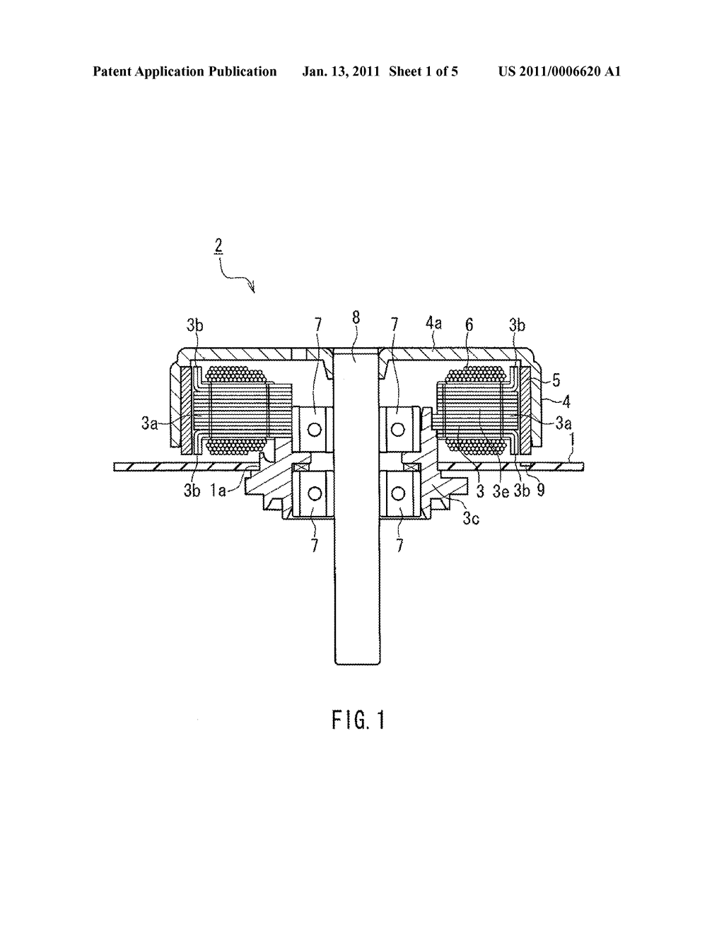MOTOR AND ELECTRONIC APPARATUS USING THE SAME - diagram, schematic, and image 02