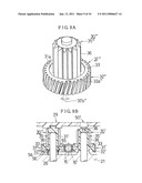 MOTOR WITH REDUCTION GEAR MECHANISM diagram and image
