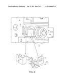 LOCKING MECHANISM WITH MOVABLE AND FIXED MEMBERS EACH HAVING SINGLE- AND DOUBLE LOCKING FEATURES diagram and image