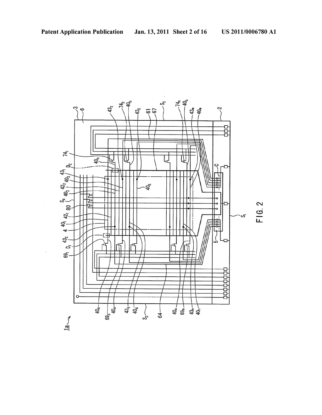 ACTIVE MATRIX SUBSTRATE, DISPLAY DEVICE, METHOD FOR INSPECTING ACTIVE MATRIX SUBSTRATE, AND METHOD FOR INSPECTING DISPLAY DEVICE - diagram, schematic, and image 03