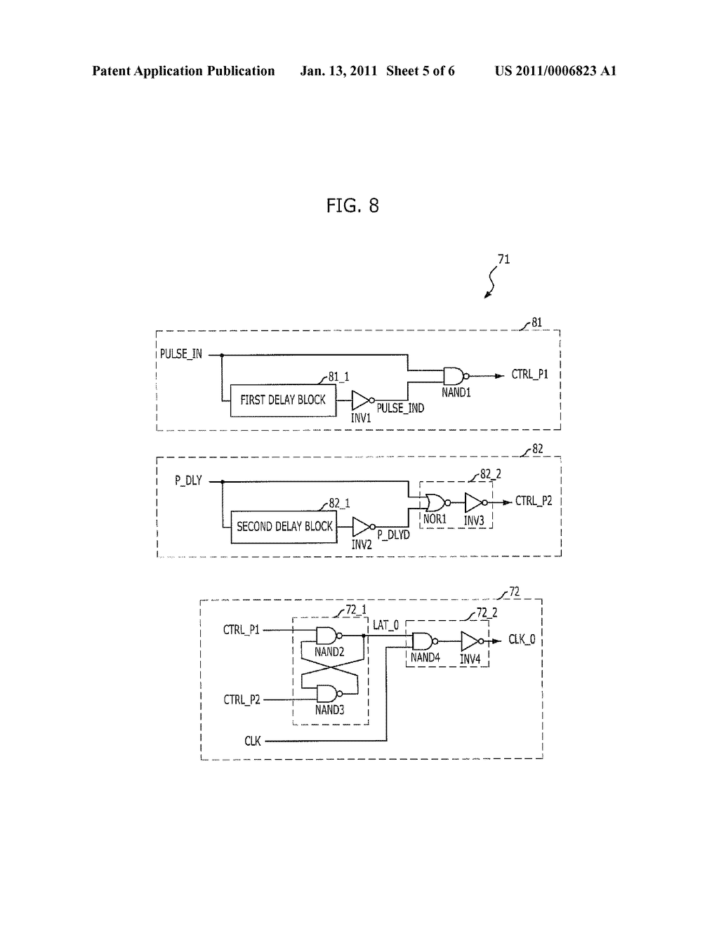 SIGNAL DELAY CIRCUIT, CLOCK TRANSFER CONTROL CIRCUIT AND SEMICONDUCTOR DEVICE HAVING THE SAME - diagram, schematic, and image 06