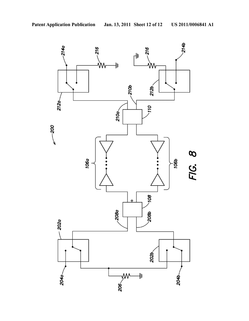 SWITCHABLE BALANCED AMPLIFIER - diagram, schematic, and image 13