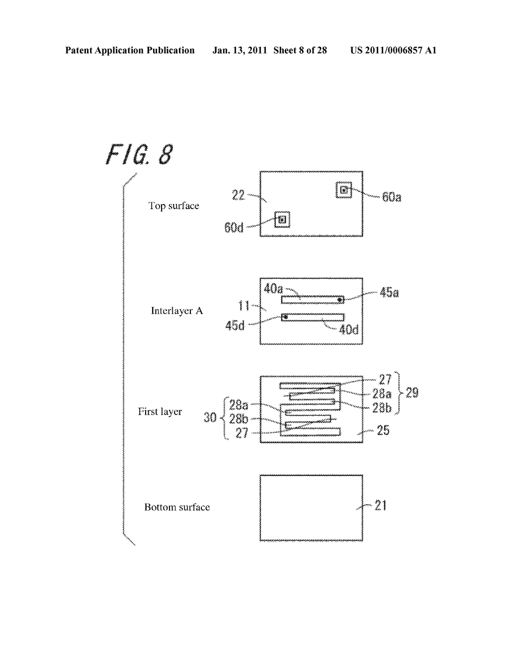 COMPLEX RESONATOR, BANDPASS FILTER, AND DIPLEXER, AND WIRELESS COMMUNICATION MODULE AND WIRELESS COMMUNICATION DEVICE USING SAME - diagram, schematic, and image 09