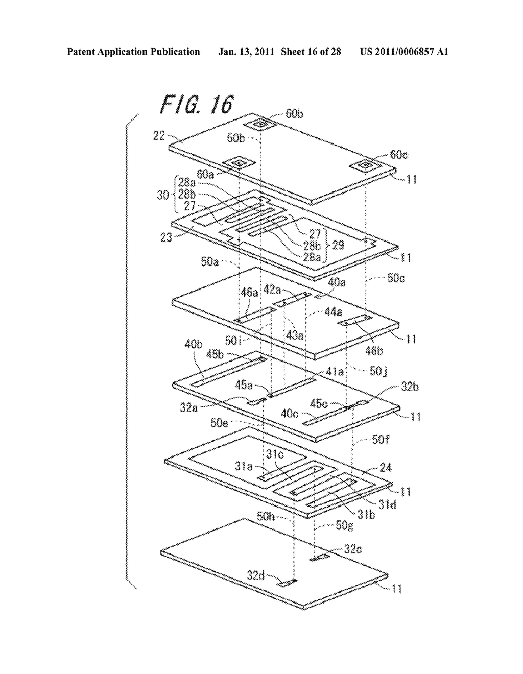 COMPLEX RESONATOR, BANDPASS FILTER, AND DIPLEXER, AND WIRELESS COMMUNICATION MODULE AND WIRELESS COMMUNICATION DEVICE USING SAME - diagram, schematic, and image 17