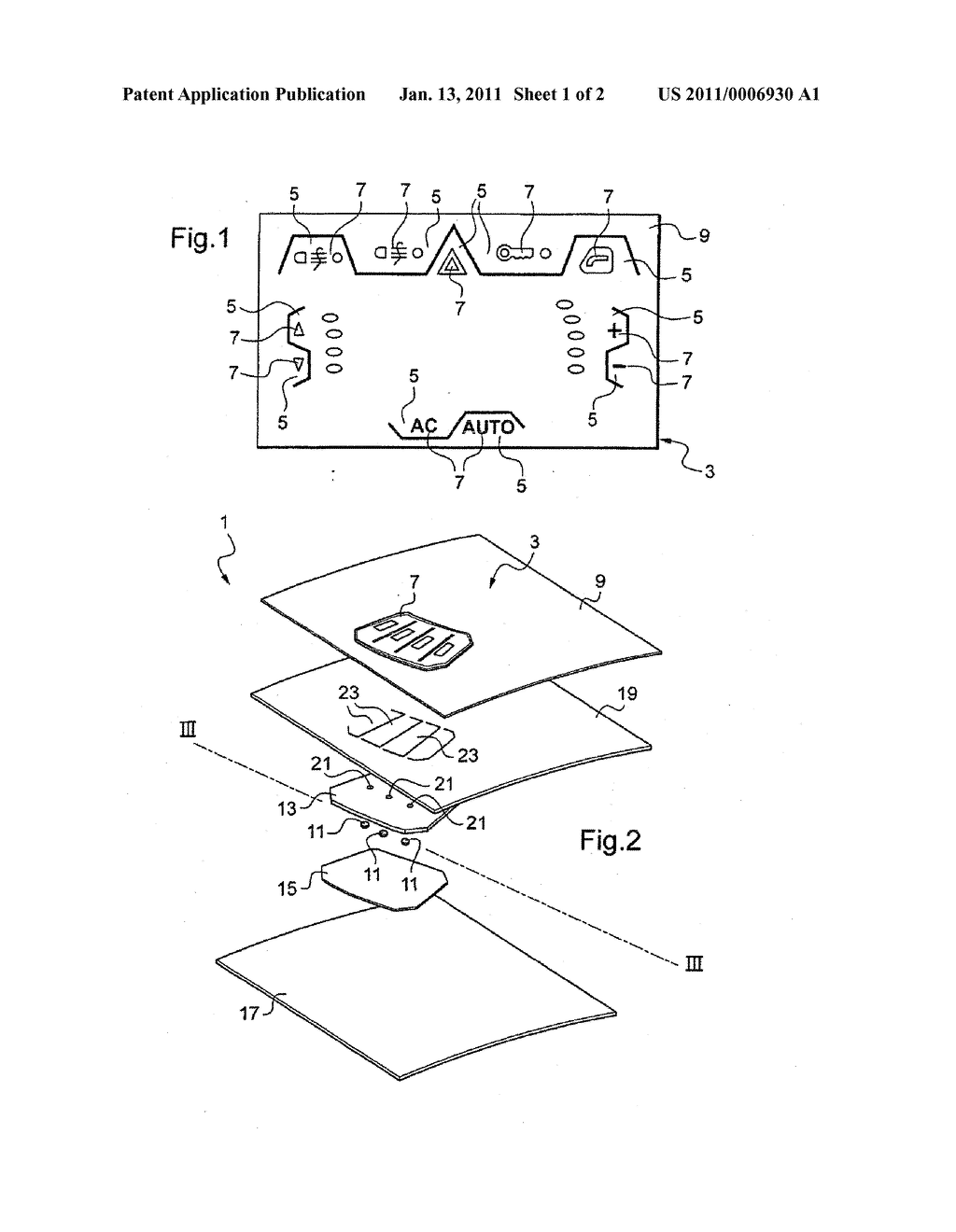 TACTILE-SURFACE CONTROL MODULE, IN PARTICULAR FOR A MOTOR VEHICLE - diagram, schematic, and image 02