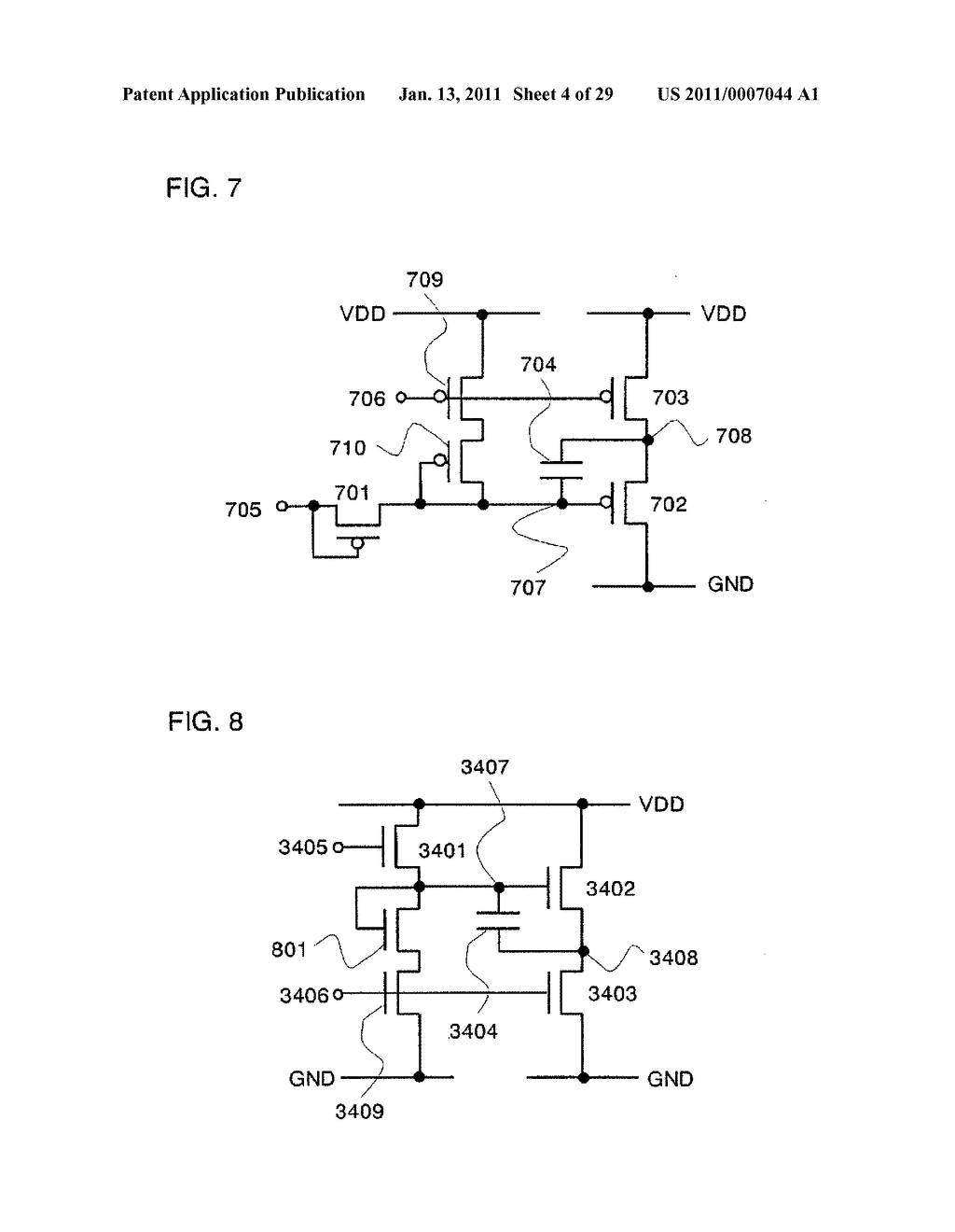 Semiconductor Device, and Display Device and Electronic Device Utilizing the Same - diagram, schematic, and image 05