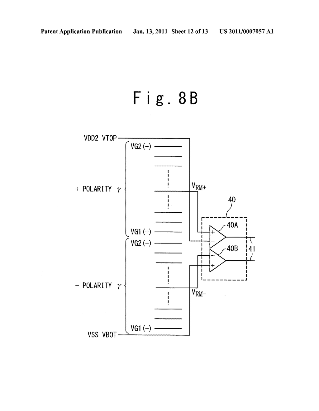 LIQUID CRYSTAL DISPLAY DRIVER AND LIQUID CRYSTAL DISPLAY DEVICE - diagram, schematic, and image 13