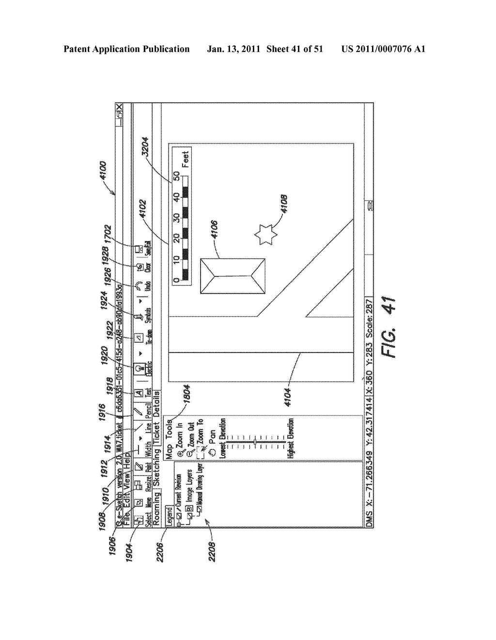 METHODS, APPARATUS AND SYSTEMS FOR GENERATING SEARCHABLE ELECTRONIC RECORDS OF UNDERGROUND FACILITY LOCATE AND/OR MARKING OPERATIONS - diagram, schematic, and image 42