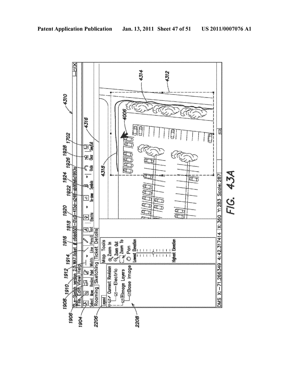 METHODS, APPARATUS AND SYSTEMS FOR GENERATING SEARCHABLE ELECTRONIC RECORDS OF UNDERGROUND FACILITY LOCATE AND/OR MARKING OPERATIONS - diagram, schematic, and image 48