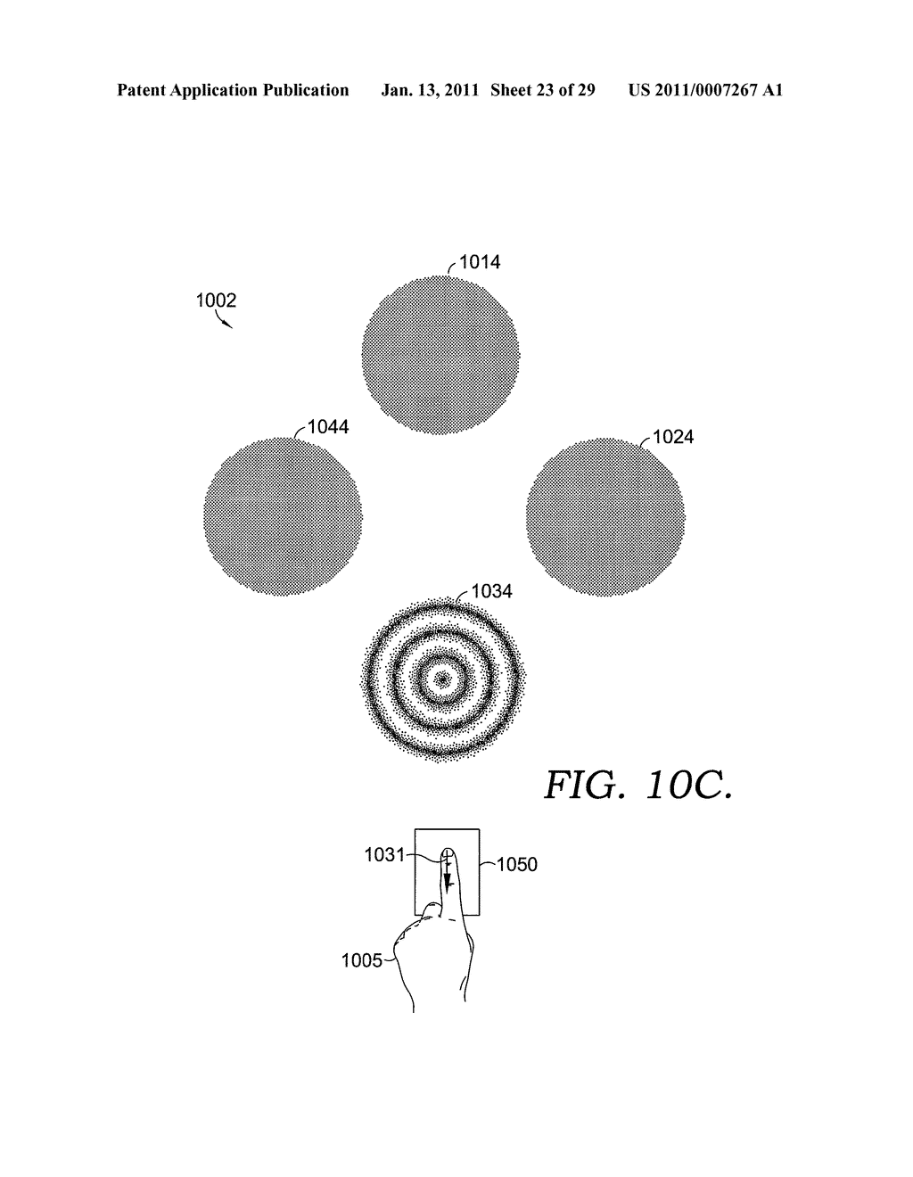 CONTRAST SENSITIVITY TESTING AND/OR TRAINING USING CIRCULAR CONTRAST ZONES - diagram, schematic, and image 24