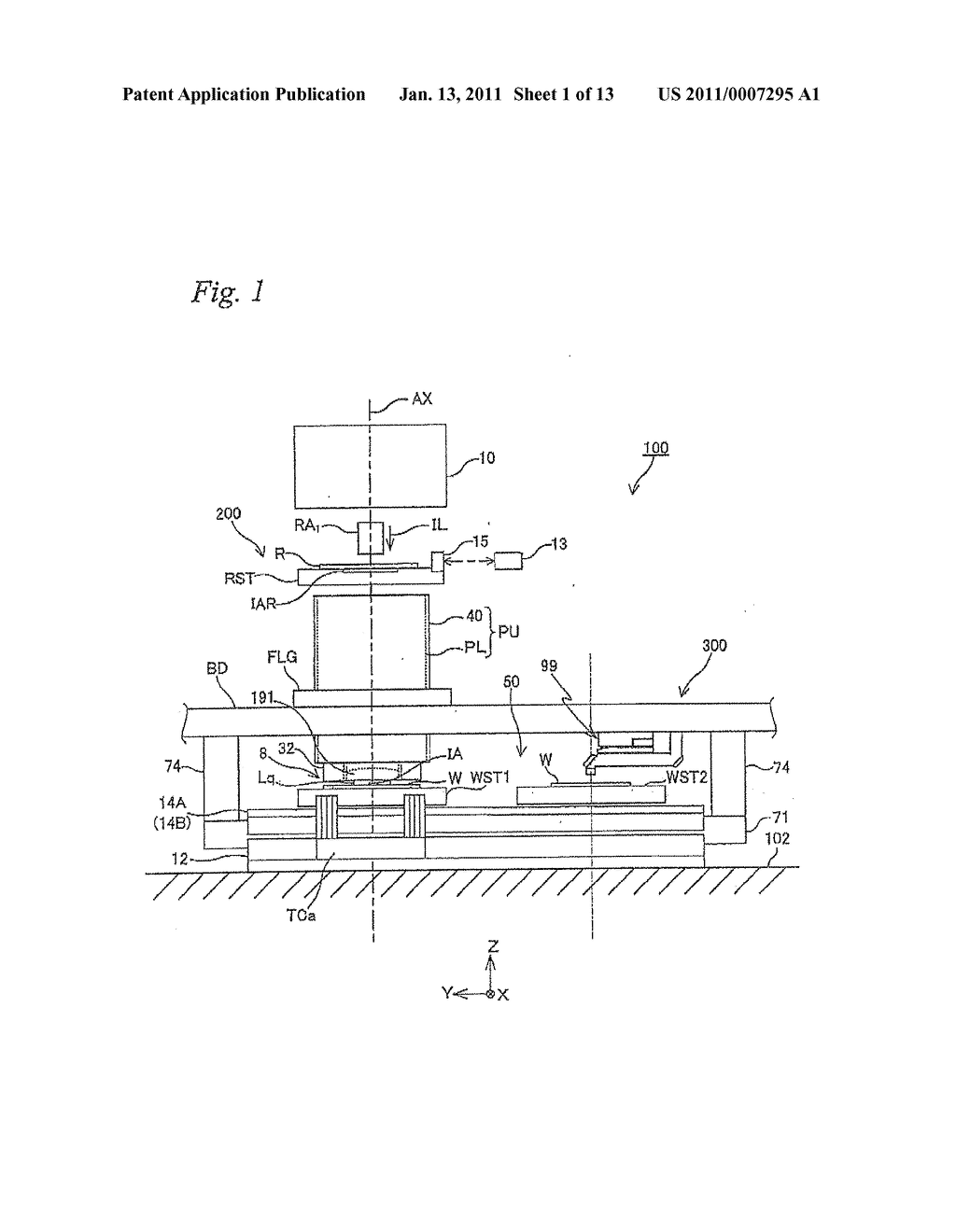 MOVABLE BODY APPARATUS, EXPOSURE APPARATUS AND DEVICE MANUFACTURING METHOD - diagram, schematic, and image 02